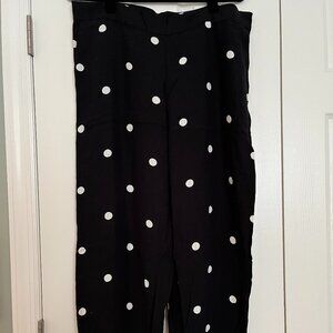 Loft Polka Dot Pants, Size L